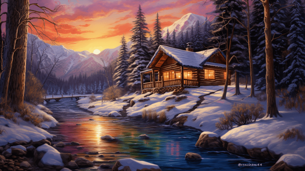 Cabin in Winter