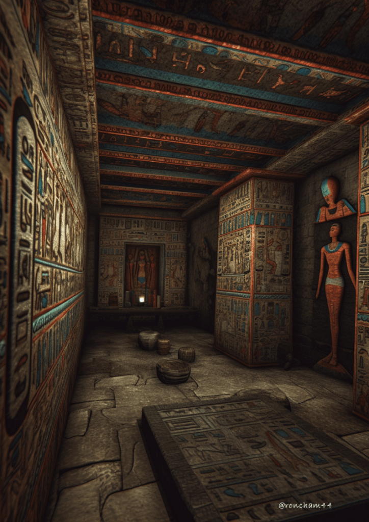 Egyptian Tomb w/ Hieroglyphs 2