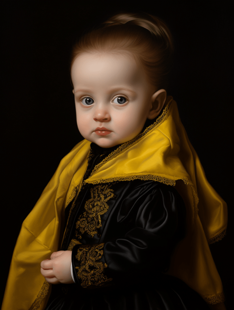 Ai generated - Mary Queen of Scots as a toddler