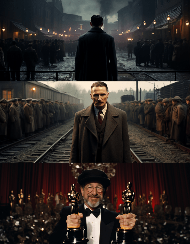 Ai generated images from Steven Spielberg's "Schindler's List"