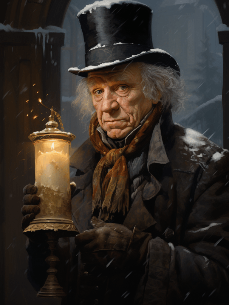 Ai generated - Ebenezer Scrooge