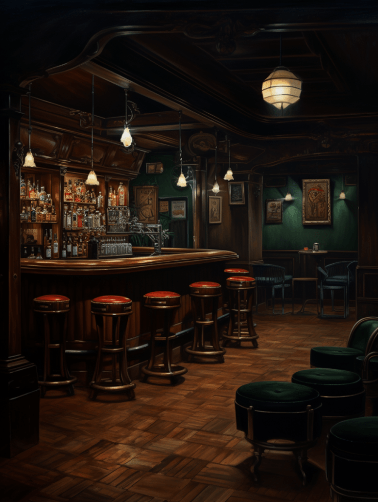 1930's speakeasy - Ai generated