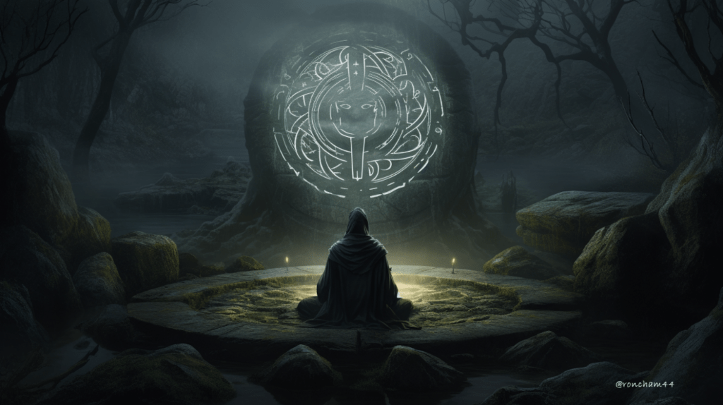 Druid in Prayer