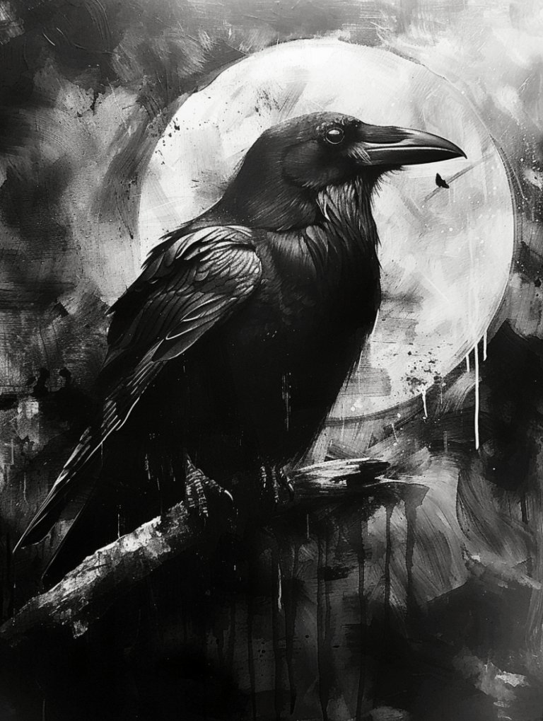 "The Raven," a poem by Edgar Allan Poe