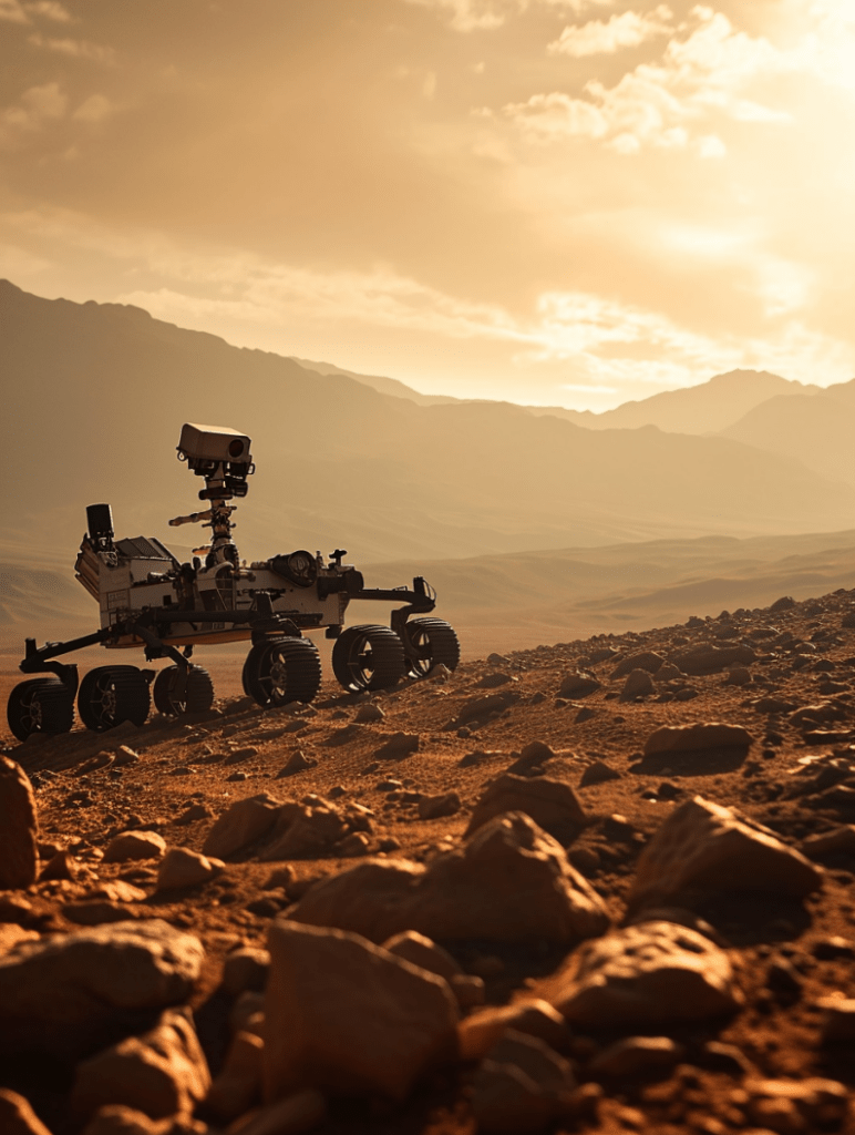 Ai generated Mars Exploration Rover "Spirit"