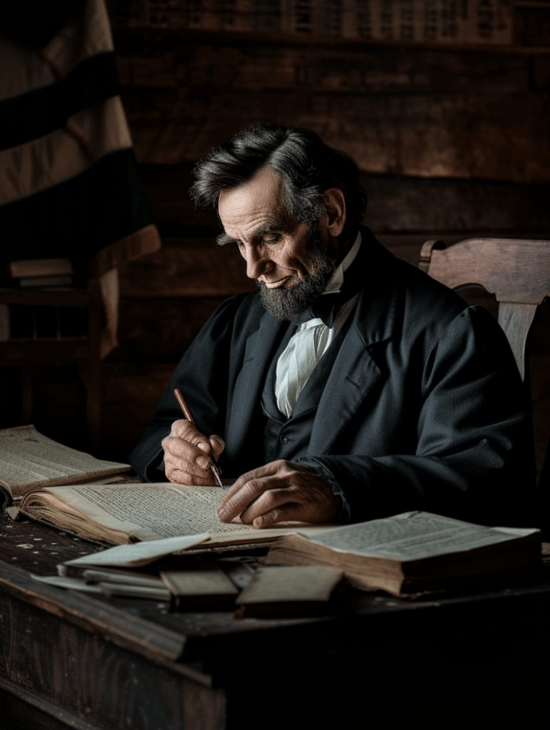 Ai - Lincoln signing the 13th amendment