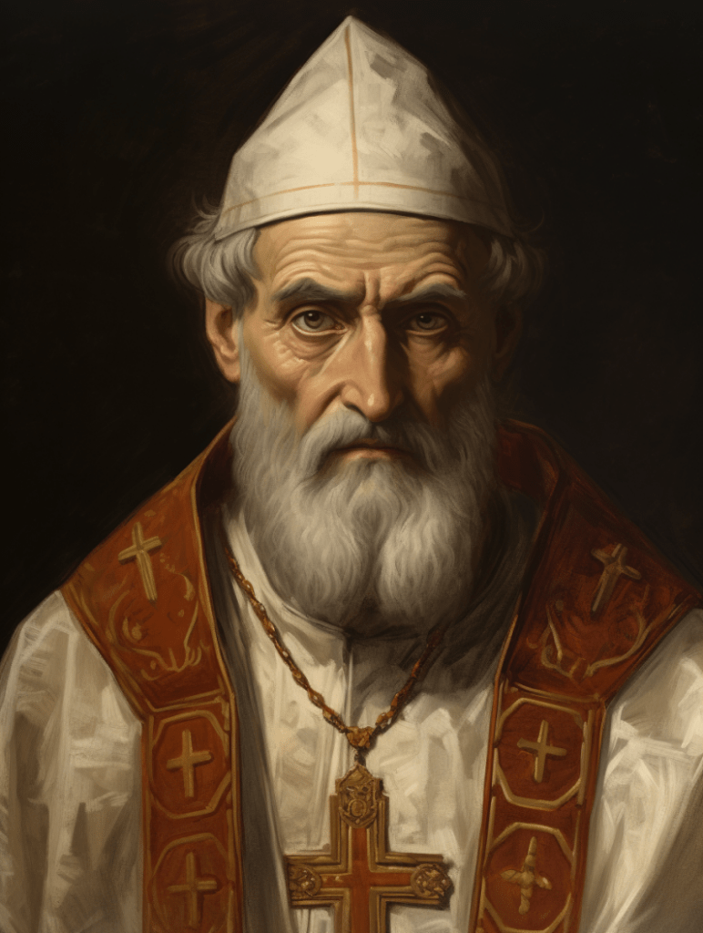 Ai generated image of Pope St. Eutychia