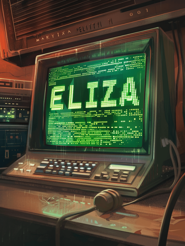 A- generated - ELIZA, the first chatbot