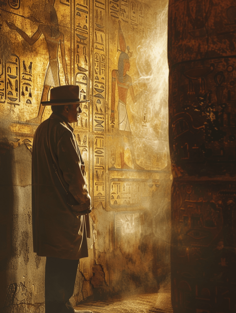 entering king tut's tomb