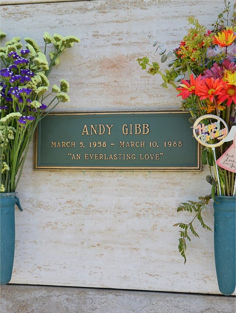 Andy Gibb's headstone