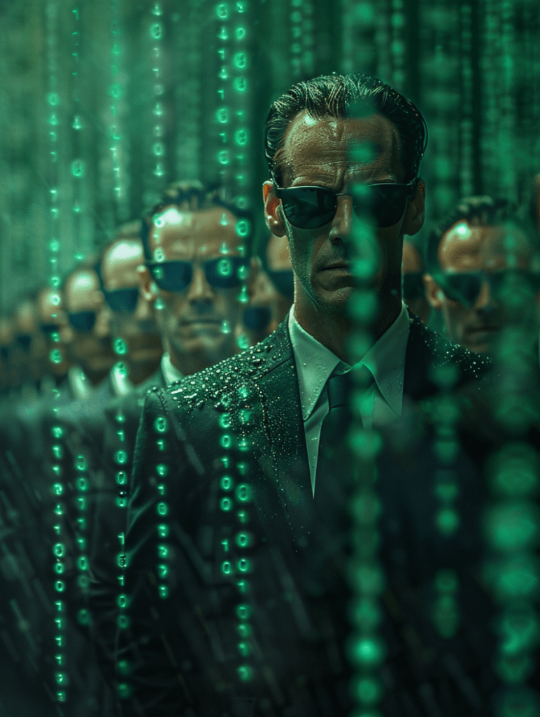 AI generated - The Matrix - Agent Smith