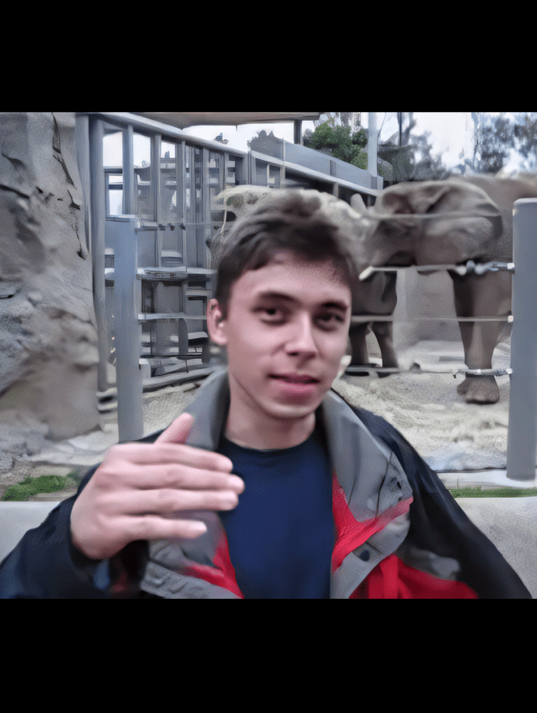 first youtube video - At the zoo